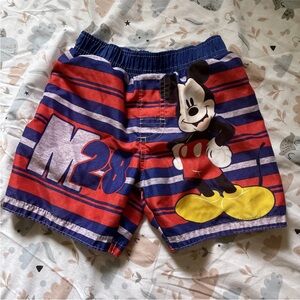 Disney Mickey Mouse Kids Shorts - Red and Purple